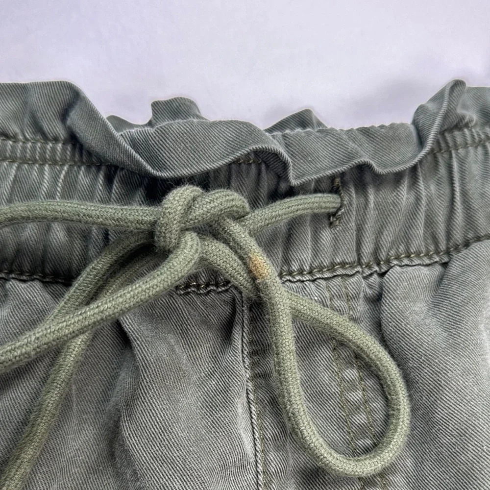 Loft Women’s Olive Green Pull On Tie Waist Casual Shorts - Picture 3 of 11